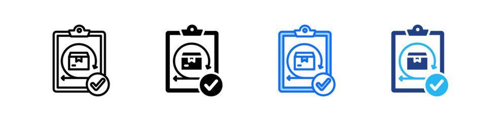 Obraz premium Sprint Planning Icon Set Multiple Style Collection