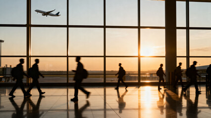 people at the airport