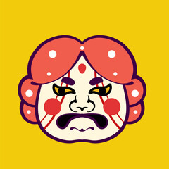 commander war japanase culture illustration for apparel and printing art