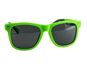 Bright lime green sunglasses (2)