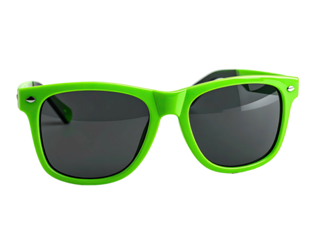 Bright lime green sunglasses (2)