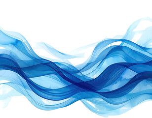 Abstract flowing blue waves (1)