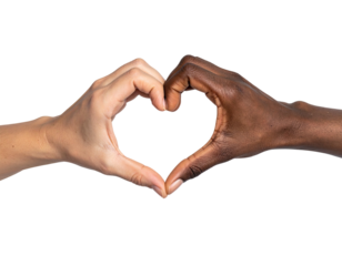 Two hands forming a heart shape (2)