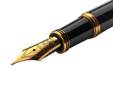 Close-up of a fountain pen nib (1)