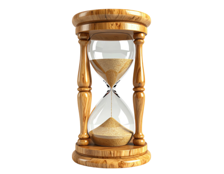 Classic hourglass, wooden