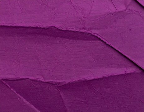 Close-up crumpled purple paper texture - Powered by Adobe