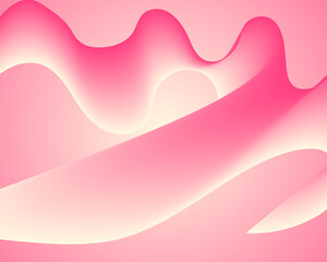abstract pink gradient glowing wave background