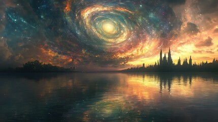 A large body of water