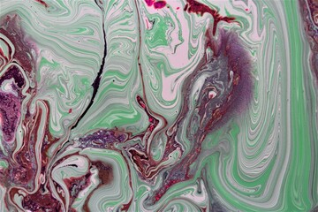 Marble abstract acrylic background. Marbling artwork texture. Agate ripple pattern. Gold powder.