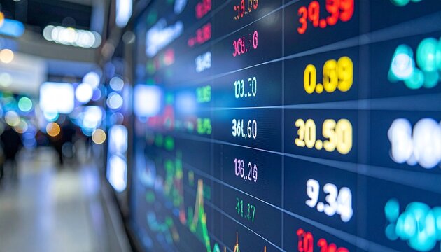 stock market background