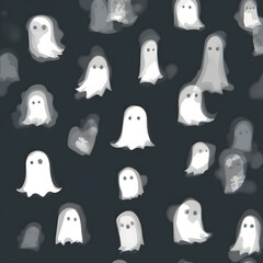 halloween seamless pattern