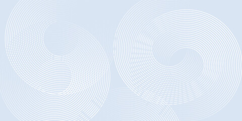 Abstract blue modern background with circle elements. Digital technology concept. vector illustration art