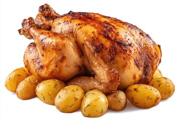 Roasted chicken with potatoes (2)