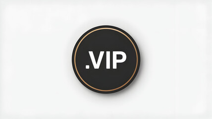 Premium .VIP domain name badge for exclusive websites and brands