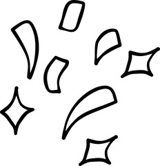 Goose Party Christmas Coloring Clipart, Line Art Holiday Goose Stamps