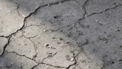 Obraz premium Close-up view of cracked, dry earth