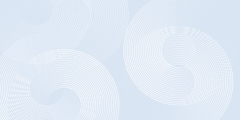 Abstract blue modern background with circle elements. Digital technology concept. vector illustration art