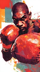 boxing Punch Illustration: