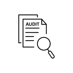 Audit and Review Icon, Checklist Verification Vector Illustration..eps