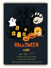 Witch&rsquo;s Night Out &ndash; Cute Halloween Party Invitation Design
