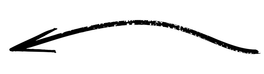 Aesthetic crayon arrow element design