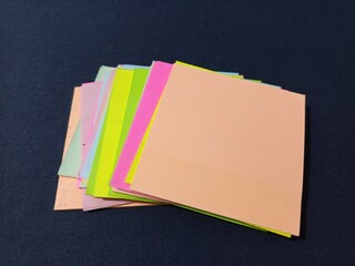 colorful sticky notes