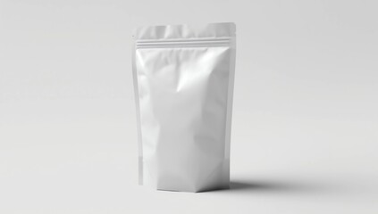 Realistic food bags on grey background. Perspective view. Vector illustration. Can be use for template your design, presentation, promo, 