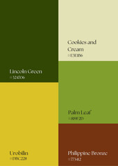 Inventive palette combinations providing strong identity foundations for educational institutions, NGOs, and global organizations.