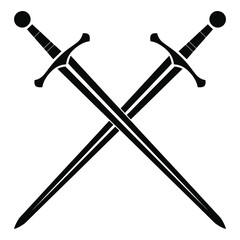 two crossed swords