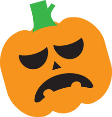 The Halloween icon for celebration or Holiday concept.