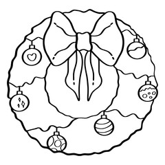 Isolate Christmas element, icon, sign, item or holiday element for seasonal design and celebration.