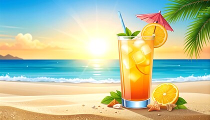Obraz premium Beach cocktail