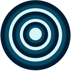 Archery target Blue Color