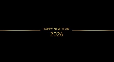 Fototapeta premium Happy new year 2026 celebration