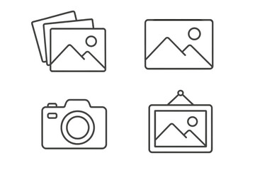 Related image collection with editable stroke design, perfect for infographics, articles, books, flyers, banners, and presentations, vector cartoon illustration with transparent background