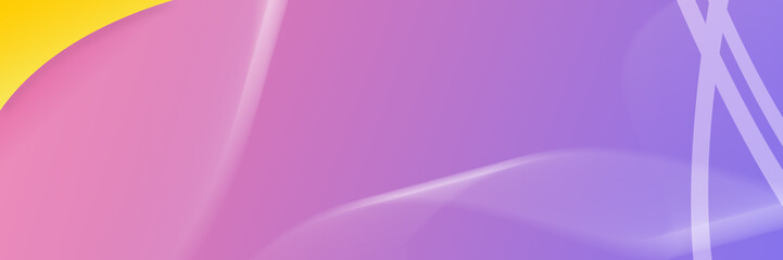 Pink purple gradient curve banner for website graphic promotions