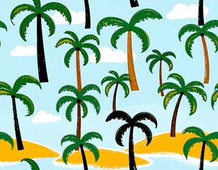 Palm Trees Pattern