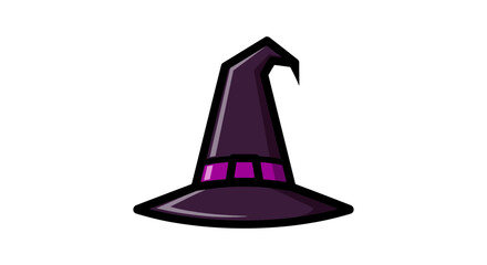 witch hat illustration creating spooky halloween vibes perfect for october promotions themed event banners and festive graphic projects