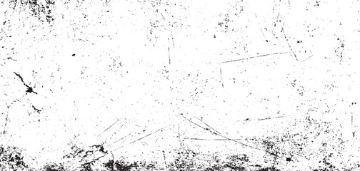 Dust particle and dust grain texture or dirt overlay Vector grunge abstract texture overlay texture of dust and scratches on a black background.