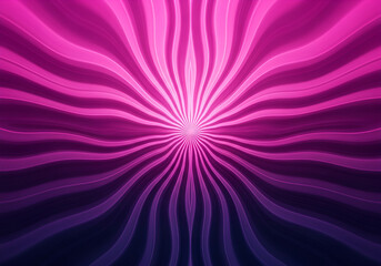 Abstract pink and purple light streaks radiating from a bright center glow
