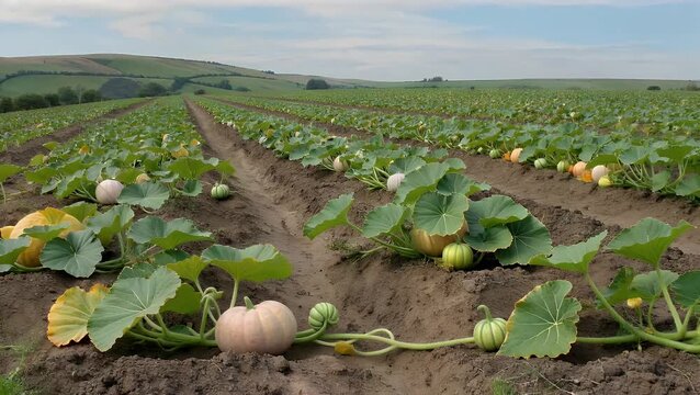 The Cultivation of Certain Variety of Squash in Agricultural Setting During the Later Part of the Warm Season