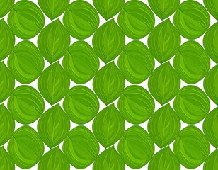 Green Watermelon Pattern Background.