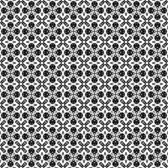 Halloween black and white seamless pattern