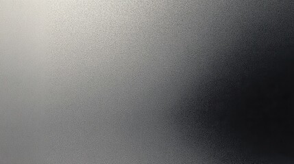 Gray gradient background with film grain texture, transitioning from light to dark tones, simple and atmospheric design, perfect for modern posters, photography overlays and graphic design projects