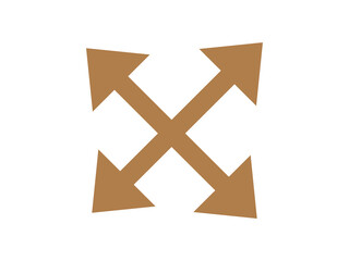 cross arrows symbol