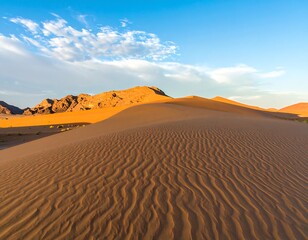 Desert sand dunes