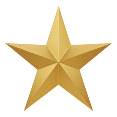 Elegant golden star shines bright symbolizing achievement success and excellence for awards