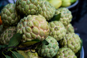Fototapeta premium close up of custard apples