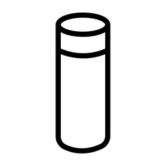 Tube Container Line Icon of Packaging Design Icon Set