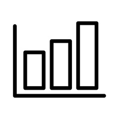 Bar Chart Line Icon of Chart & Graph Types Icon Set